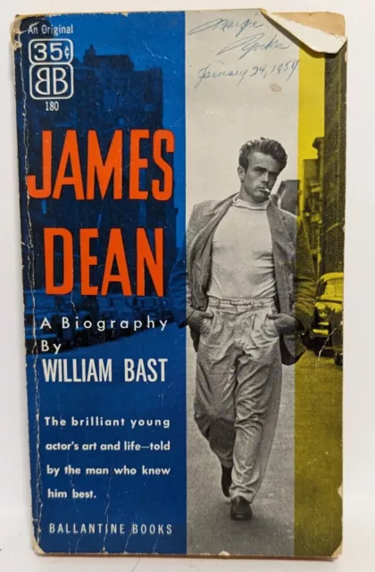 First Edition Softcover James Dean A Bibliography By William Bast 1956