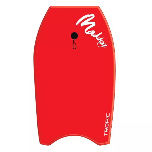 Maddog Tropic 84cm Bodyboard Water Sports/Beach Crescent Tail Surfing Board Red