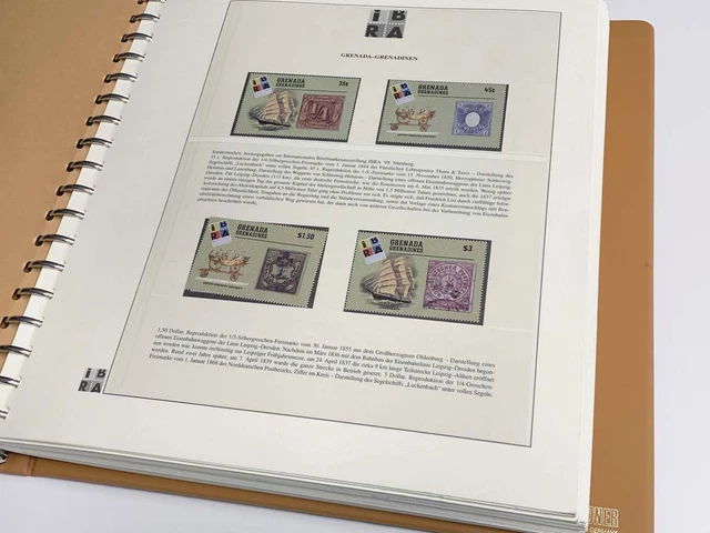 Weltweit Thematik-Sammlung zur IBRA 1999 im Lindner Album aus ABO #B343