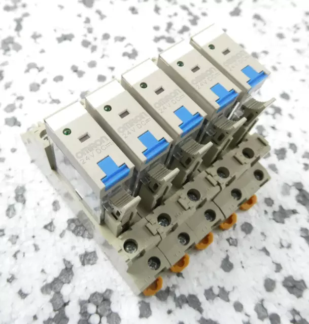5x OMRON G2R-2-SNDI RELÈ + PRESA - set di 5