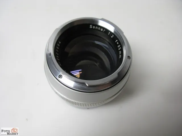 Carl Zeiss Sonnar 1:2 / 85 mm Tele-Objektiv lens Porträt für Contarex Kamera