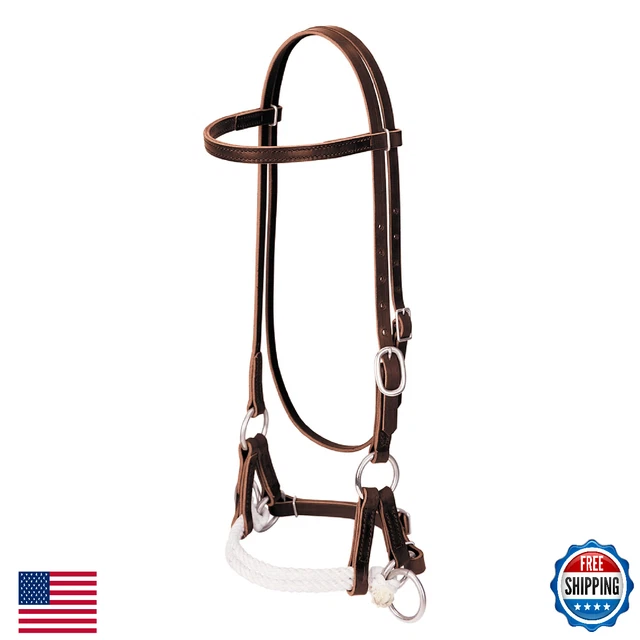 Sangle En Cuir Latigo Bordeaux Weaver - 1 3/4" De Large X 72" De Long - Pour Selle Western - Neuf