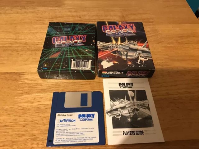 Jeu Galaxy Force A Activision pour ordinateur Commodore Amiga B11