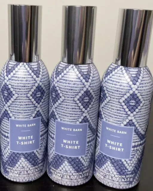 Bath and Body Works White T-Shirt Pièce Spray 1.5 Once Fl ( Set De 3)