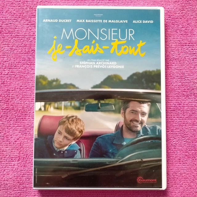 dvd film Monsieur je-sais-tout Alice David Arnaud Ducret