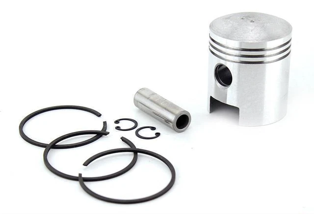 Piston Neuf NOS Pour Scooter Lambretta LI 125 Cc - Diamètre 52,56 Mm - Axe 16 Mm - Marque MAHLE