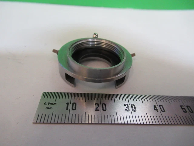 Microscope Part Leitz Wetzlar Pol Center Objective Holder As Pictured &P2-B-14