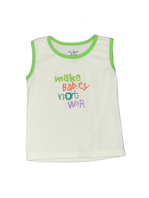 Assorted Brands Boys White Tank Top 4