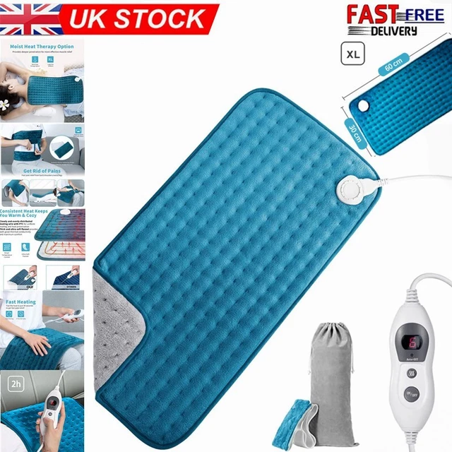THERAPEUTIC ELECTRIC HEAT Pad Soothing Muscle Tension Back Neck Pain