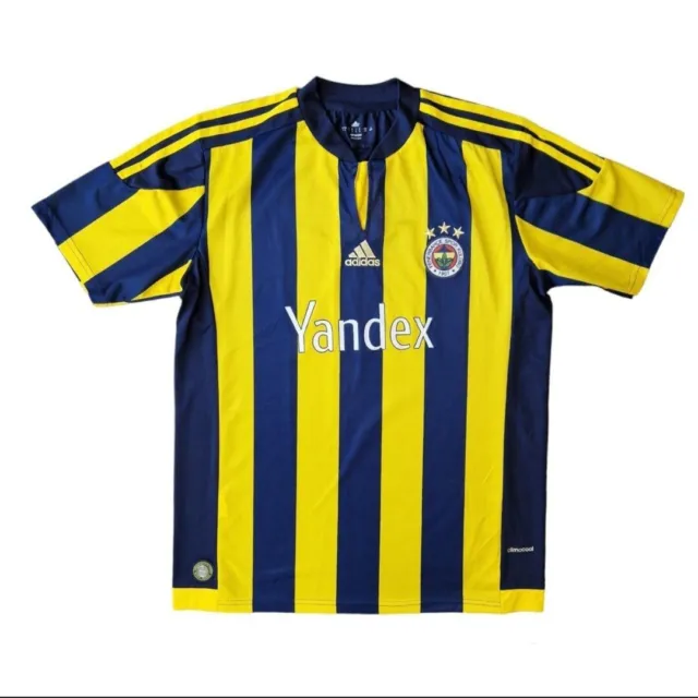 Adidas Fenerbache shirt home 2015/16 yellow and blue L