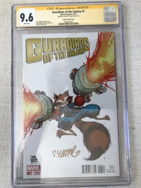 Guardians of the Galaxy #7 Skottie Young variant CGC 9.6!