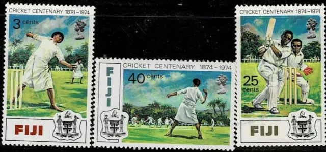 Fiji 1974 Dentenary Of Cricket In Fiji Mnh