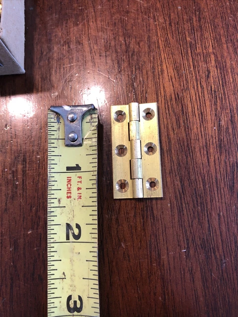 Worcester Parsons  02010300 Butt Hinge 1.5”x3/4” NIP New Unpolished 3