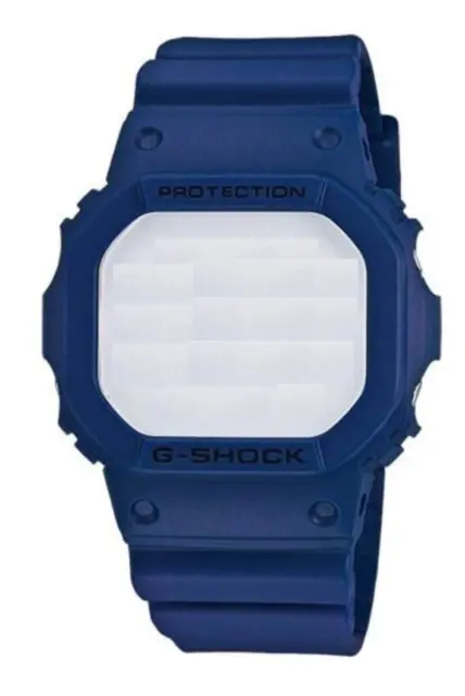 Casio Lunetta Case Gshock Cinturino Blu Dw-5600Bb Dw-5600Ca Dw-5600M-2Er Dw Blue