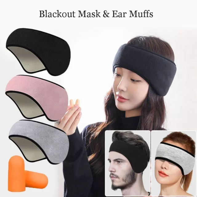 Cancellation Three Layers Blackout Mask Sleep Mask Sleeping Relaxing Ear Muffs