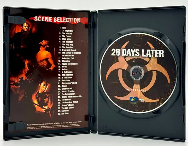 28 DAYS LATER: Widescreen Special Edition with Insert (DVD, 2002) $14. ...