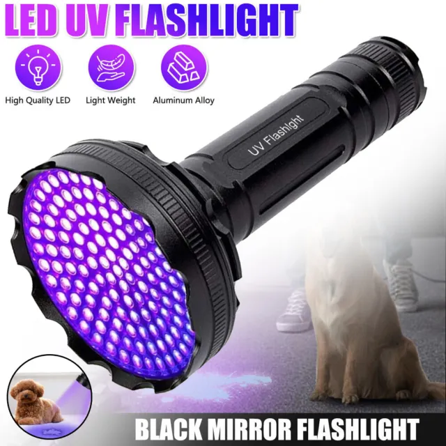 UV Schwarzlichtlampe Taschenlampe LED Schwarzlicht Ultraviolette Detektor Licht