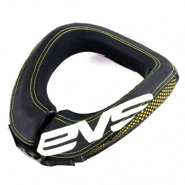 EVS R2 Race Collare Parentesi Graffa di Collo Adulti Protezione per Nero