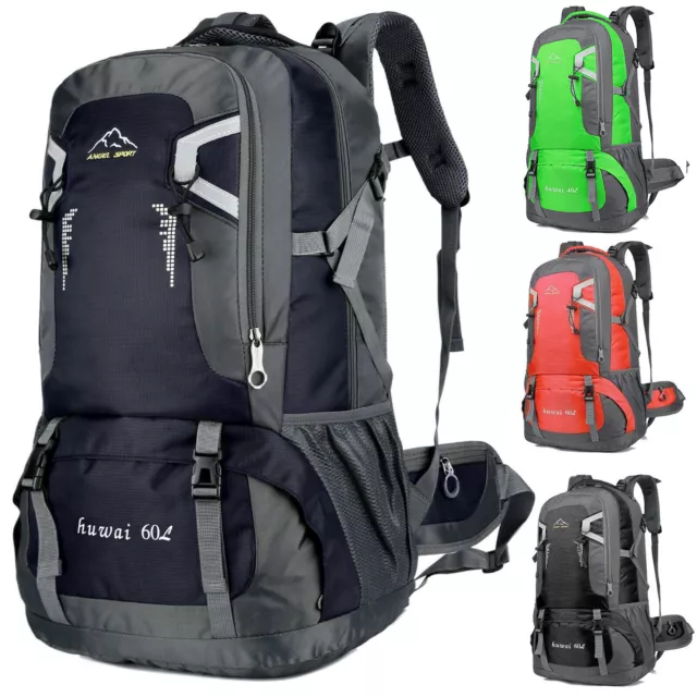 Zaino Trekking Uomo Donna Campeggio e Montagna Escursionismo 40L 60L Z16