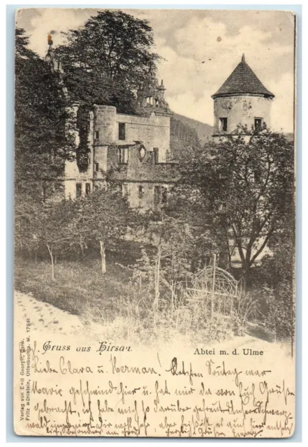 c1905 Greetings from Hirsau Baden-Württemberg Germany Posted Antique Postcard