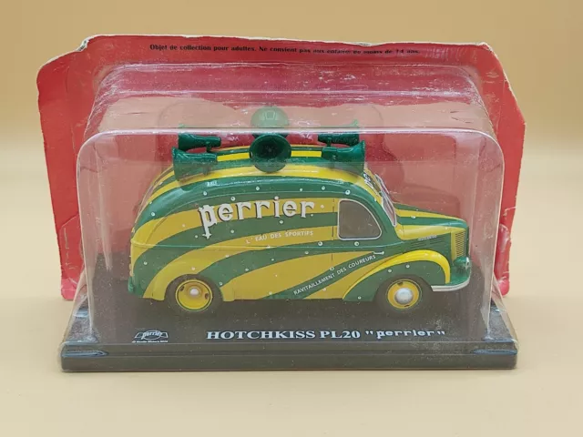 1/43 Hotchkiss PL20 "Tour de France" Publicitaire "Perrier" IXO Hachette