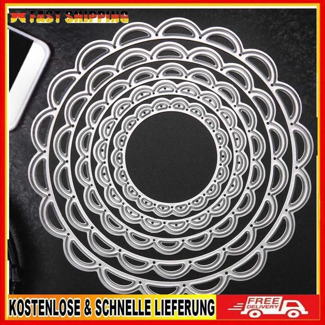 Metalle Kreisen sterben Kürzungen, Metallform Stanzformen in Scrapbooking Prägun