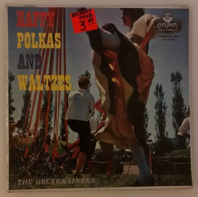 ♫ LP 1960s AVSENIK OBERKRAINER - HAPPY POLKAS Rote Label !! London TW 91192 EX ♫