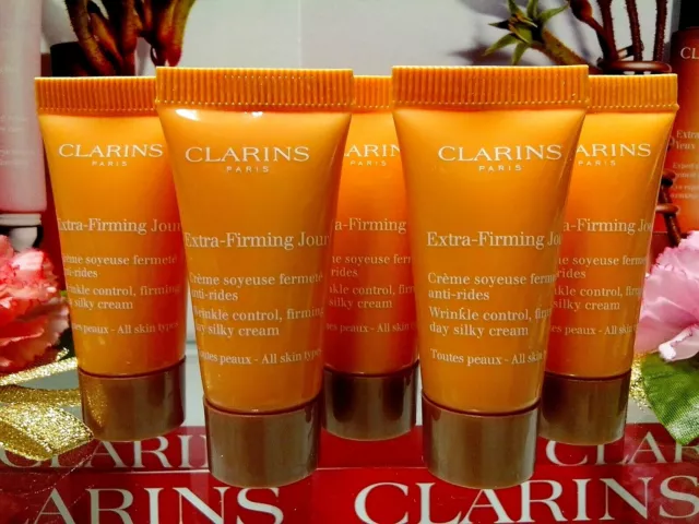 30%OFF! Clarins Extra-Firming Jour Wrinkle Firming Day Cream ◆5mLX5◆No Box ALL/S