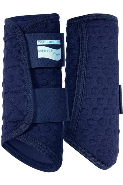 Equilibrium Stretch and Flex Flatwork Wraps Navy Pair | Horses & Ponies