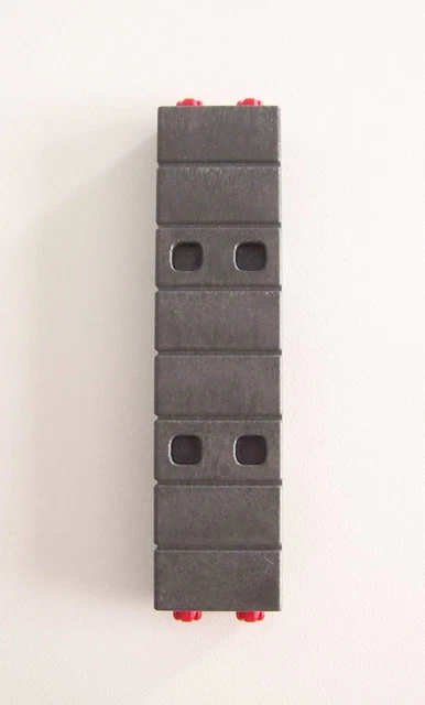 Pièce Playmobil Moyen Âge - Connecteur Bloc Gris Foncé Pour Forteresse - Ref 3269/4228