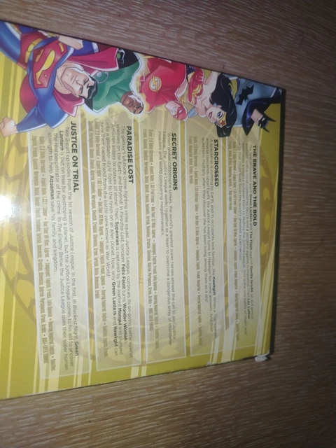 JUSTICE LEAGUE ANIMATED Film Collection 5-Disc DVD Set, 2014 Release £6 ...