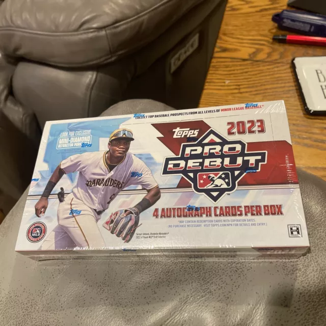 2023 TOPPS PRO DEBUT SEALED BOX. 4 Autographs