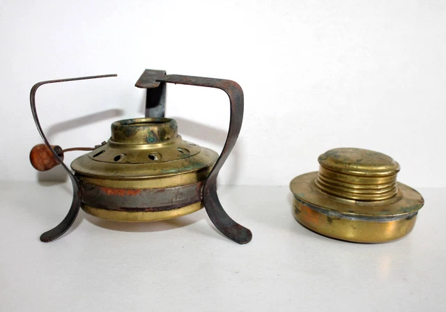 ANCIEN RÉCHAUD L'HIRONDELLE en laiton EUR 8,00 - FR