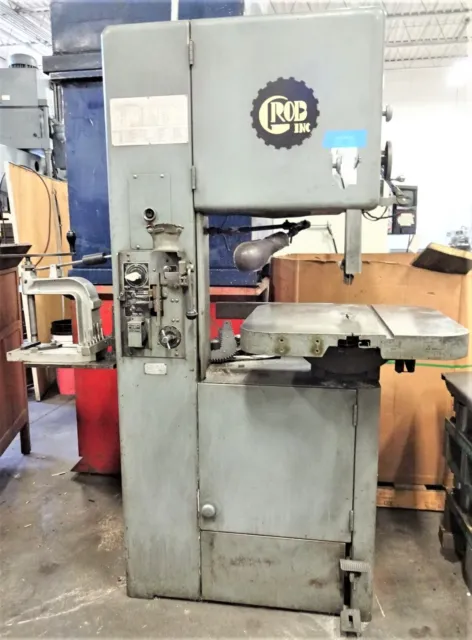 Grob 18 in. Type NS18 Vertical Band Saw, Band Saw Blade Welder & Grind