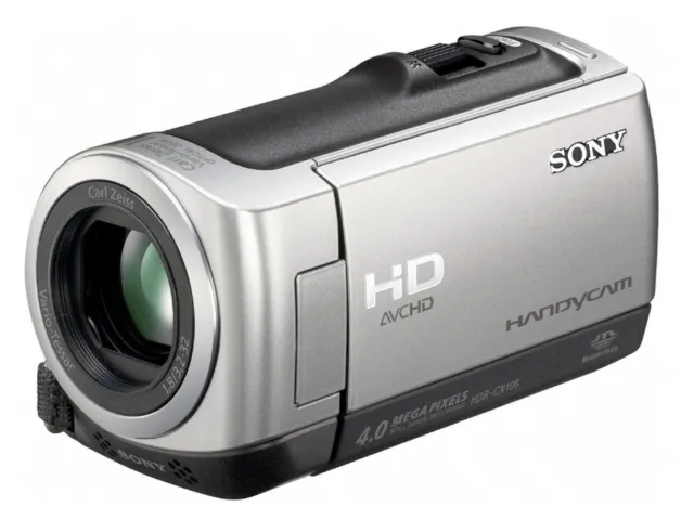 Sony Handycam HDR-CX106E videocamera argento - videocamera digitale HD registratore