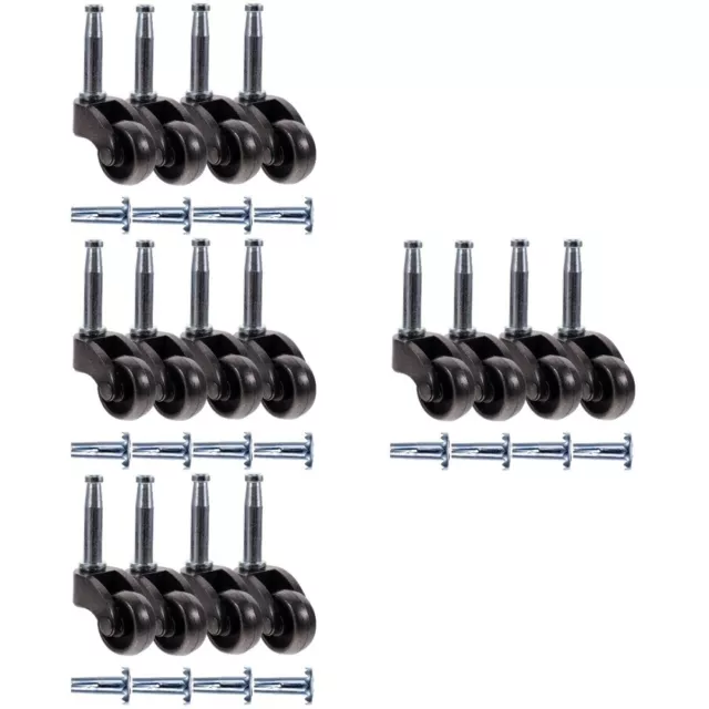 16 piezas rueda de barra para silla de escritorio ruedas de silla sillas pesadas