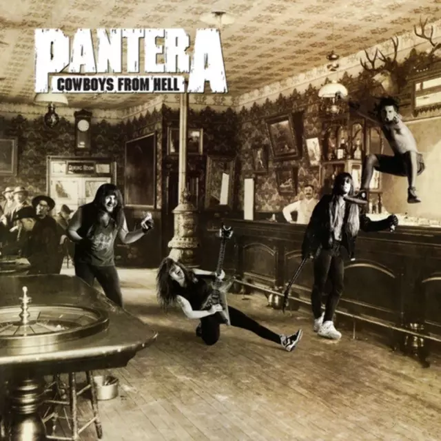 Pantera - Cowboys From Hell [White & Whiskey Brown Marbled Vinyl] NEW Sealed Vin