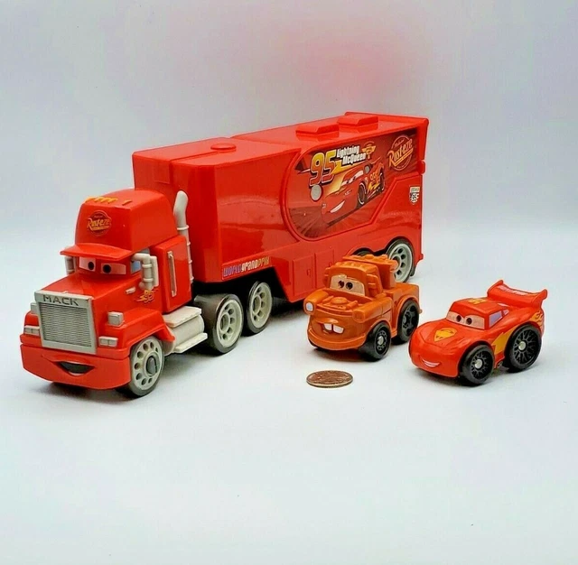 DISNEY PIXAR CARS Lot Imaginext Mack Truck Launcher w/ Lightning