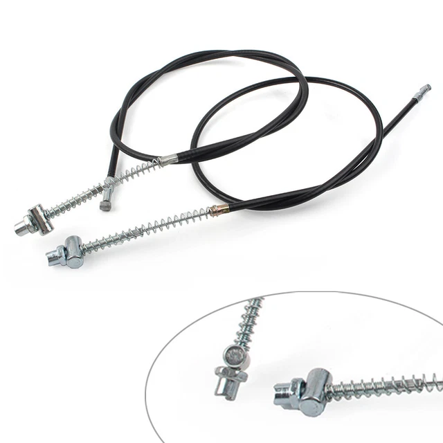 2Pcs Front Rear Drum Brake Cable For YAMAHA PEEWEE PW50 1997-2009 1998 1999 2000