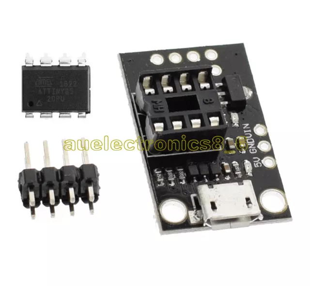 Mini ATTINY85 Micro USB Development Programmer Board for DIP-8 Tiny85-20PU NEW