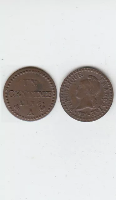 Gertbrolen Directoire 1 Centime type Dupré l' An 6 Paris