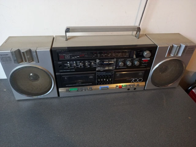 Ghettoblaster Continental Edison RC 5198 – Radio Cassette Vintage AM/FM – Gris