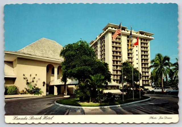 Xanadu Beach Hotel Bahamas Howard Hughes Hideaway Vintage Postcard Post Card