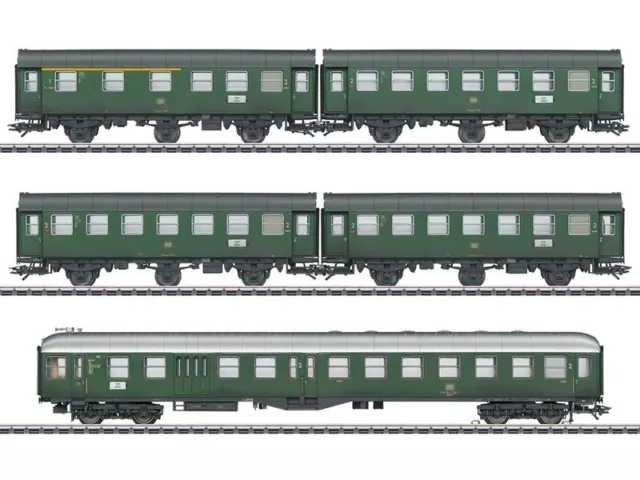 MARKLIN 41326 H0 Set 3 carrozze ricostruite DB, ep IV (mhi, AC, sound)