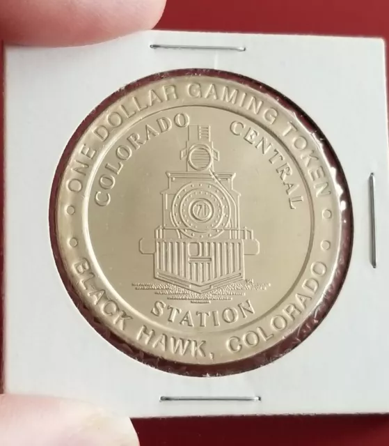 OBSOLETE! COLORADO CENTRAL STATION Casino (Black Hawk) $1 GAME TOKEN OBSOLETE! COLORADO CENTRAL STATION Casino (Black Hawk) $1 GAME TOKEN