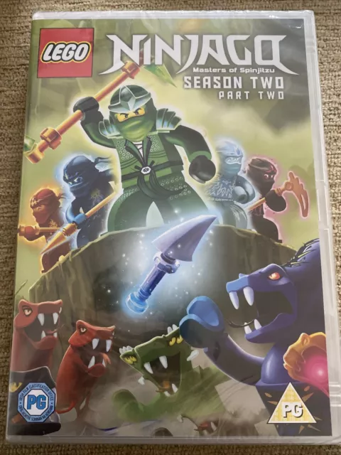 Lego Ninjago Masters Of Spinjitzu Season 2 Part 2 Dvd - New & Sealed