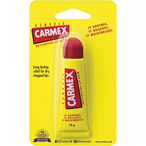 Carmex CLASSIC Moisturising Lip Balm Tube For Dry & Chapped Lips 10g