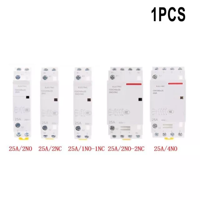 Household AC Contactor with Air Type Arc Extinguishing and NO/NC/NO+NC Options