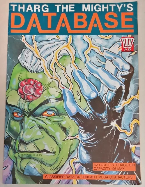COMIC - VINTAGE 2000AD Tharg's The Mighty's Database Autumn 1991 Info ...