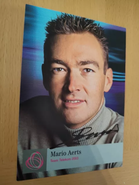 Autogramm signiert von Mario Aerts (Radsport, Team Telekom 2003)